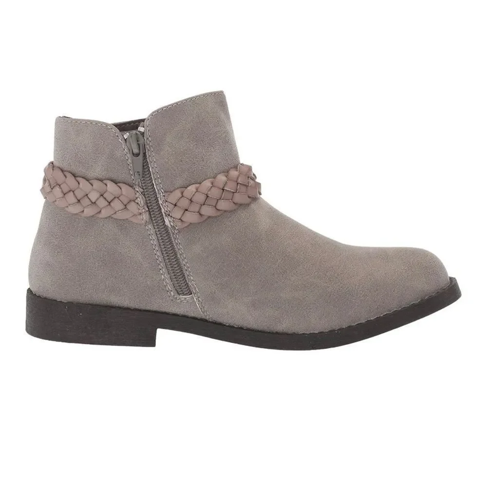 Blowfish Malibu Girls Size 5 Keepsake-k Ankle Boot in Smokey Gray